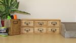 6 Drawer Double Level Small Storage Unit Trinket Drawers 4 - The Rustic Home