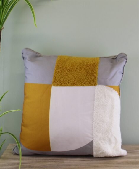 Abstract Design Textured Cushion