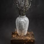 Aged Stone Tall Ceramic Vase 3 - The Rustic Home