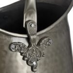 Antique Pewter Coal Bucket 3 - The Rustic Home