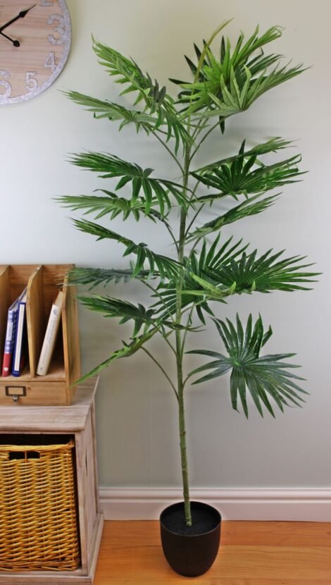 Artificial Fan Palm Tree with 18 leaves