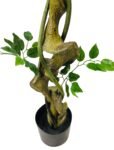 Artificial Ficus Tree With Twisted Trunk 137cm 3 - The Rustic Home