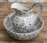 Blue And White Ditsy Print Jug 3 - The Rustic Home