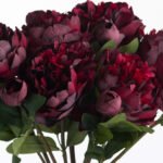 Burgundy Peony Rose 4 - The Rustic Home