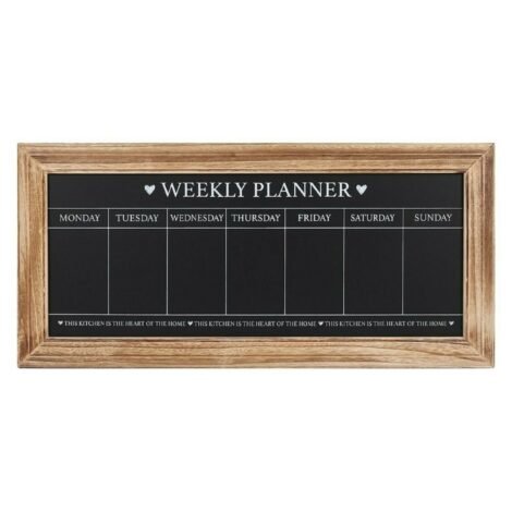 Chalkboard Weekly Planner