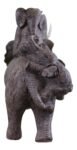 Climbing Elephants Ornament with Natural Effect 3 scaled - The Rustic Home