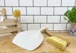 Cream Dustpan Bamboo Wooden Brush 3 - The Rustic Home