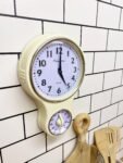 Cream Kensington Wall Clock With Timer 3 - The Rustic Home