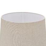 Delaney Grey Droplet Floor Lamp With Linen Shade 2 - The Rustic Home