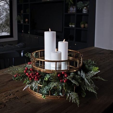 Frosted Eucalyptus And Fern Sprig 2 - The Rustic Home