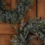 Frosted Pine Wreath With Pinecones 3 - The Rustic Home