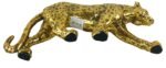 Gold Glitter Effect Leopard 40cm 3 - The Rustic Home