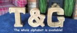 Hand Carved Wooden Embossed Letter A 3 - The Rustic Home