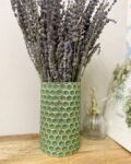 Honeycomb Vase Green 3 - The Rustic Home