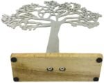 Large Silver Tree Ornament 42cm 3 - The Rustic Home
