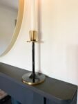 Medium Black and Gold Candlestick 3 - The Rustic Home