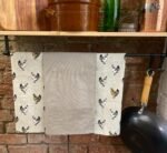 Pack of Three Tea Towels With A Chicken Print Design 3 - The Rustic Home