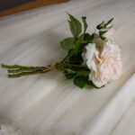 Peachy Cream Short Stem Rose Bouquet 3 - The Rustic Home