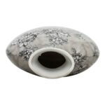 Peony Grey White Bottle Vase 3 - The Rustic Home