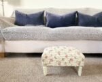 Roses Design Fabric Footstool with Drawer 4 - The Rustic Home