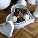Set Of Three Large Matt White Ceramic Dishes 4 - The Rustic Home