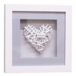 Set of 4 Be Kind Woven Heart Frames 3 - The Rustic Home