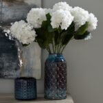 Seville Collection Large Indigo Scalloped Vase 3 - The Rustic Home