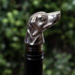 Silver Nickel Dog Bottle Stopper 2 - The Rustic Home