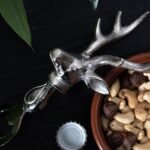 Silver Nickel Stag Head Detail Bottle Opener 3 - The Rustic Home