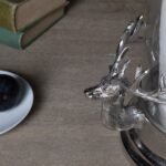 Silver Stag Heads Hurricane Lantern 3 - The Rustic Home