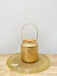 Small Copper Cut Out Design Lantern 27cm 4 - The Rustic Home
