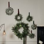 Small Frosted Candle Wreath 4 - The Rustic Home