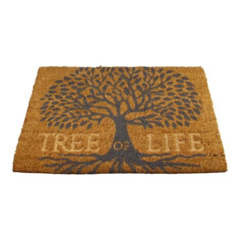 Tree Of Life Design Coir Doormat