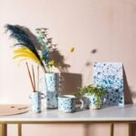 Turquoise and Blue Splatterware Planter 4 - The Rustic Home
