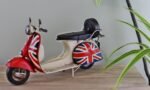 Vintage Style Union Jack Scooter Ornament 3 - The Rustic Home