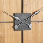 Williston Square Large Wooden Wall Clock 2 - The Rustic Home