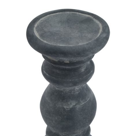 Amalfi Small Grey  Column Candle Holder