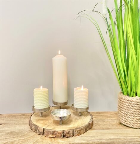 Candle Holders & Plates