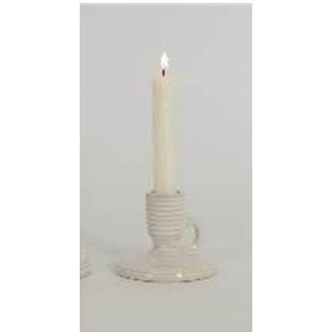 Ceramic Taper Candle Holder  With Handle