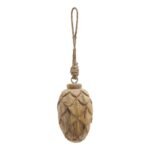 Natural Small Wooden Pine Cone Bauble