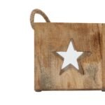 Natural Wooden Star Tealight Candle Holder 2 - The Rustic Home