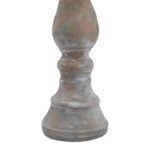 Siena Large Brown Column Candle Holder 2 - The Rustic Home