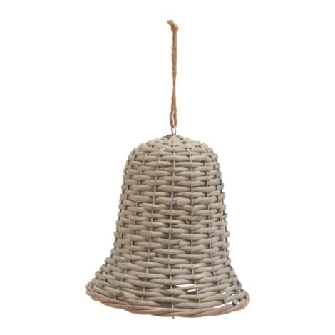 The Noel Collection Extra Large Wicker Bell Decoration