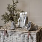 The Noel Collection Large Wicker Bell Decoration 3 - The Rustic Home
