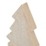 White Wash Collection Wooden Patterned Decorative Tree 2 - The Rustic Home