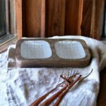 Wood Enamel Snack Bowls 4 - The Rustic Home