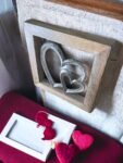 Wooden Framed Metal Hearts 20cm 4 - The Rustic Home