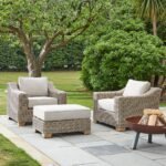 Capri Collection Outdoor Footstool 3 - The Rustic Home