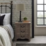 Copgrove Collection 3 Drawer Bedside Table 4 - The Rustic Home