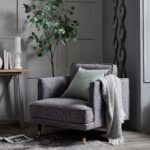 Hampton Grey Large Arm Chair 3 - The Rustic Home